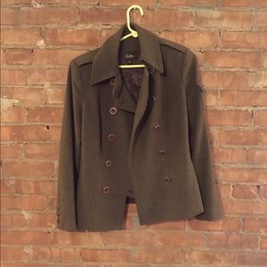 🖤🌻Cole Haan Brown Pea Coat🖤🌻